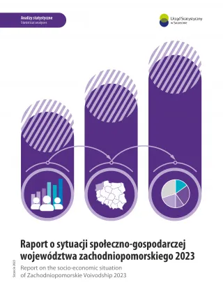 Powiększ obraz: Raport  o  sytuacji  społeczno-gospodarczej  województwa  zachodniopomorskiego  2023  -  okładka