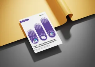 Powiększ obraz: okladka  publikacji  Raport  o  sytuacji  społeczno-gospodarczej  województwa  kujawsko-pomorskiego  2025