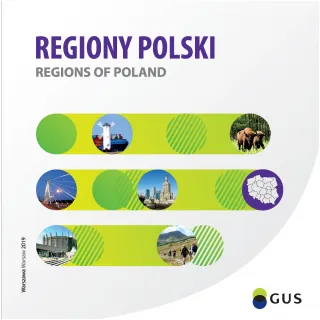 Powiększ obraz: Okładka  publikacji  Regiony  Polski  2019