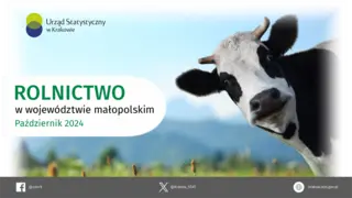 Powiększ obraz: Rolnictwo  w  województwie  małopolskim  -  październik  2024  r.