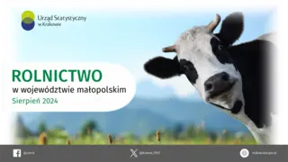 Powiększ obraz: Rolnictwo  w  województwie  małopolskim  –  infografika  danymi  z  rolnictwa  za  sierpień  2024