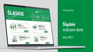 Powiększ obraz: Wybrane  dane  o  województwie  śląskim  –  luty  2025  r.  (Infografika)