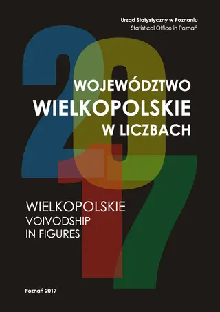 Powiększ obraz: Okładka folderu Województwo wielkopolskie w liczbach 2017