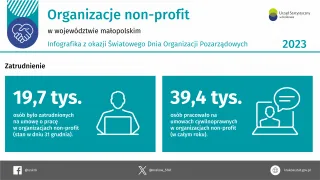 Powiększ obraz: Organizacje  non-profit  w  województwie  małopolskim  w  2023  r.