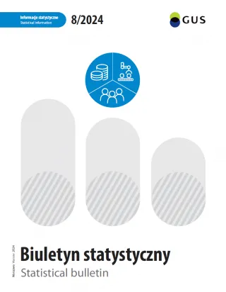 Powiększ obraz: Cover  of  the  publication  Statistical  Bulletin  No  8/2024