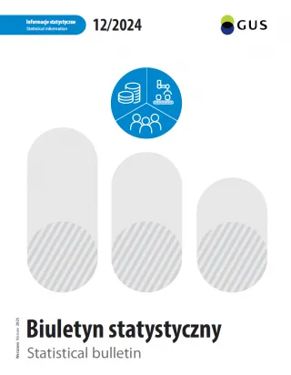 Powiększ obraz: Cover  of  the  publication  Statistical  Bulletin  No  12/2024
