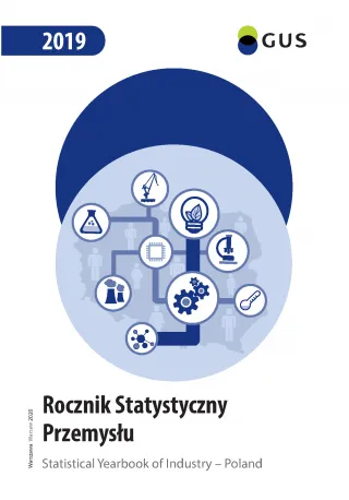 Powiększ obraz: Cover  of  the  publication  Statistical  Yearbook  of  Industry  -  Poland  2019