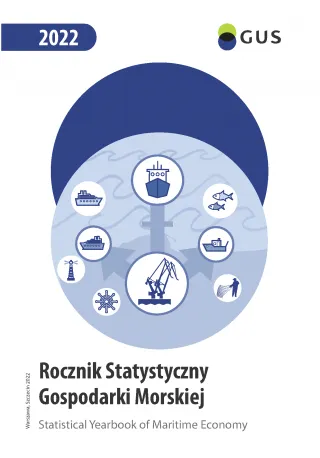 Powiększ obraz: Publication  cover:  Statistical  Yearbook  of  Maritime  Economy  2022.  Publication  in  PDF  format