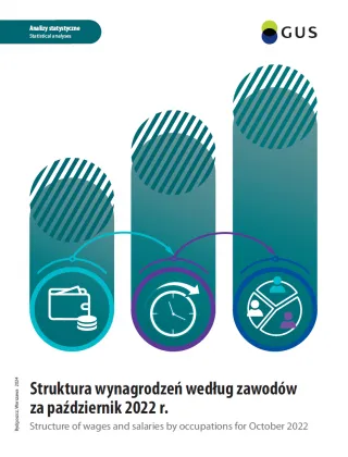 Powiększ obraz: Structure  of  wages  and  salaries  by  occupations  for  October  2022  Cover