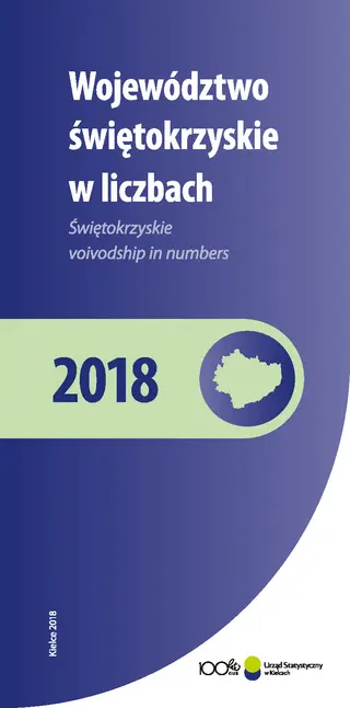 Powiększ obraz: Województwo świętokrzyskie w liczbach 2018 - okładka