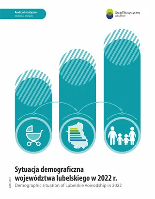 Powiększ obraz: Sytuacja  demograficzna  województwa  lubelskiego  w  2022  r.