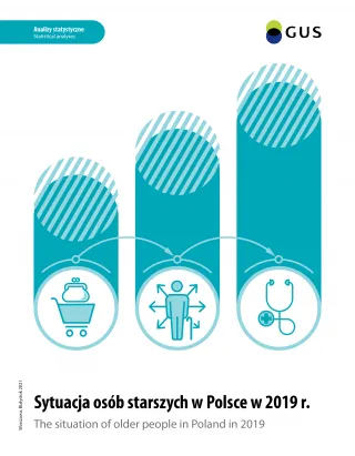 Powiększ obraz: Cover  of  the  publication:  The  situation  of  older  people  in  Poland  in  2019