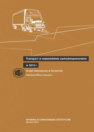 Powiększ obraz: Transport  w  województwie  zachodniopomorskim  w  2013  r.