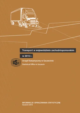 Powiększ obraz: Transport  w  województwie  zachodniopomorskim  w  2015  r.