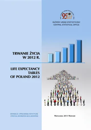 Powiększ obraz: Trwanie  życia  w  2012  r.