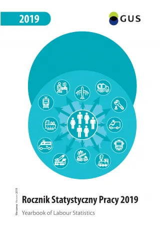 Powiększ obraz: Cover  of  the  publication  Yearbook  of  Labour  Statistics  2019