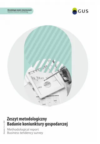 Powiększ obraz: Okładka publikacji pt. Zeszyt metodologiczny - Badanie koniunktury gospodarczej