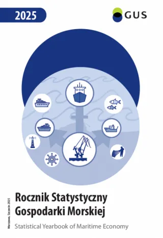 Powiększ obraz: Okładka publikacji Rocznk Statystyczny Gospodraki Morskiej 2025