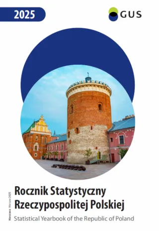 Powiększ obraz: Okładka publikacji Rocznik Statystyczny Rzeczypospolitej Polskiej 2025
