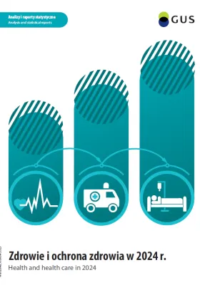 Powiększ obraz: Cover of the publicaction Health and health care in 2024