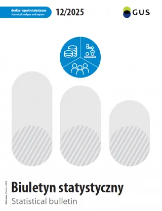 Powiększ obraz: Okładka publikacji Biuletyn statystyczny 12/2025