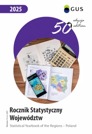 Powiększ obraz: Okładka publikacji "Rocznik Statystyczny Województw 2025"