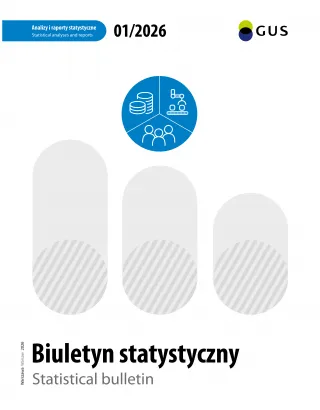 Powiększ obraz: Book cover of Statistical Bulletin No 1/2026 
