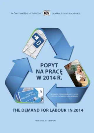 Powiększ obraz: Okładka publikacji Popyt na pracę w 2014 r.