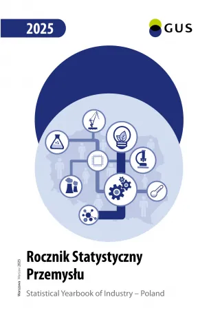 Powiększ obraz: Okładka publikacji Rocznik Statystyczny Przemysłu 2025