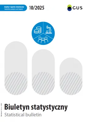 Powiększ obraz: Okładka Publikacji Biuletyn statystyczny nr 10/2025