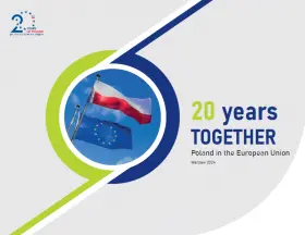 Powiększ obraz: Book cover 20 years together. Poland in the European Union