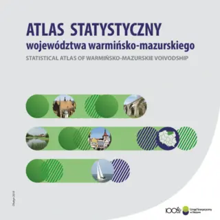 Powiększ obraz: Cover of the publication Statistical atlas of warmińsko-mazurskie voivodship