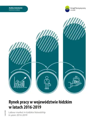 Powiększ obraz: Labour market in Łódzkie Voivodship in years 2016-2019