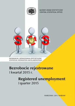 Powiększ obraz: Bezrobocie rejestrowane. I kwartał 2015 r. - okładka