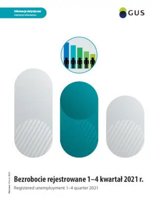 Powiększ obraz: Bezrobocie rejestrowane. I-IV kwartał 2021 roku - okładka