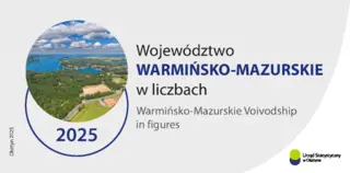 Powiększ obraz: Okładka publikacji Województwo warmińsko-mazurskie w liczbach 2025