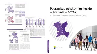 Powiększ obraz: Okładka Pogranicze polsko-niemieckie w liczbach w 2024 roku
