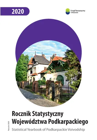 Powiększ obraz: Okładka publikacji Rocznik Statystyczny Województwa Podkarpackiego 2020