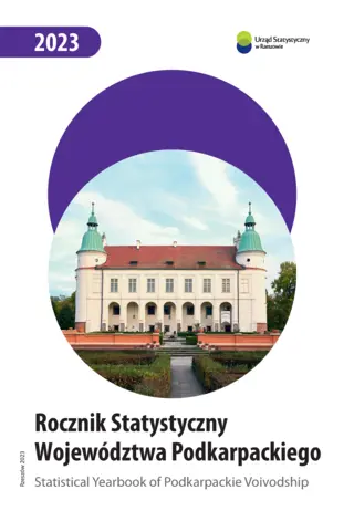 Powiększ obraz: Okładka publikacji Rocznik Statystyczny Województwa Podkarpackiego 2023 