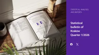 Powiększ obraz: Statistical bulletin of Kraków - quarter 1/2026