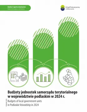 Powiększ obraz: Publication cover Budgets of local government units in Podlaskie Voivodship in 2024