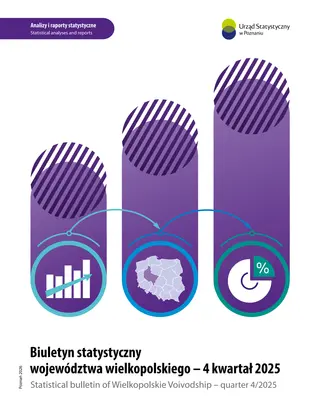 Powiększ obraz: Okładka publikacji Biuletyn statystyczny województwa wielkopolskiego - 4 kwartał 2025