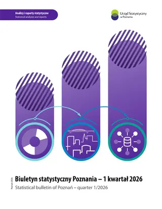 Powiększ obraz: Cover of Statistical bulletin of Poznan – quarter 1/2026