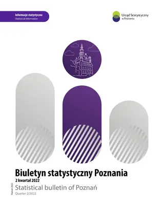 Powiększ obraz: Cover of Statistical bulletin of Poznań (quarter 2/2022)