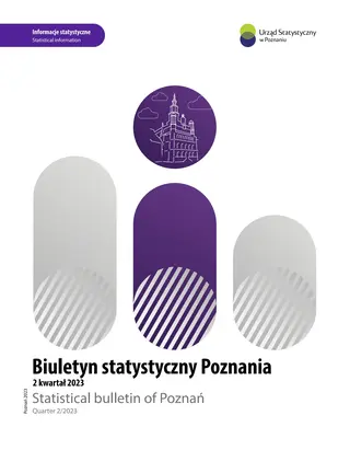Powiększ obraz: Cover of Statistical bulletin of Poznań (quarter 2/2023)