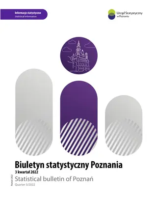Powiększ obraz: Cover of Statistical bulletin of Poznań (quarter 3/2022) 