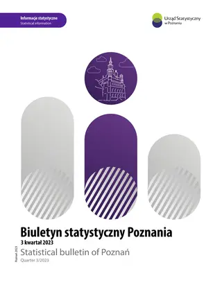 Powiększ obraz: Cover of Statistical bulletin of Poznań (quarter 3/2023)