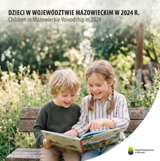 Powiększ obraz: Okładka Dzieci w województwie mazowieckim w 2024 r.