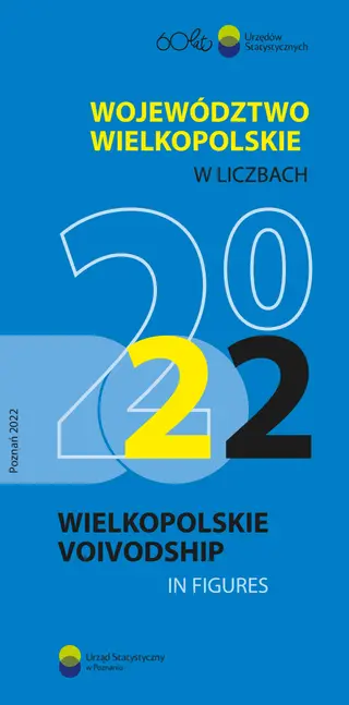 Powiększ obraz: Okładka folderu Województwo wielkopolskie w liczbach 2022