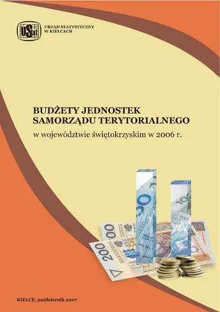 Powiększ obraz: okładka Budżety JST świętokrzyskie 2006